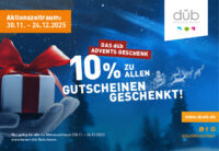 dübWertgutschein, Betrag wählbar